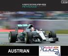 Λιούις Χάμιλτον, Mercedes, 2015 Αυστρία Grand Prix, δεύτερη θέση